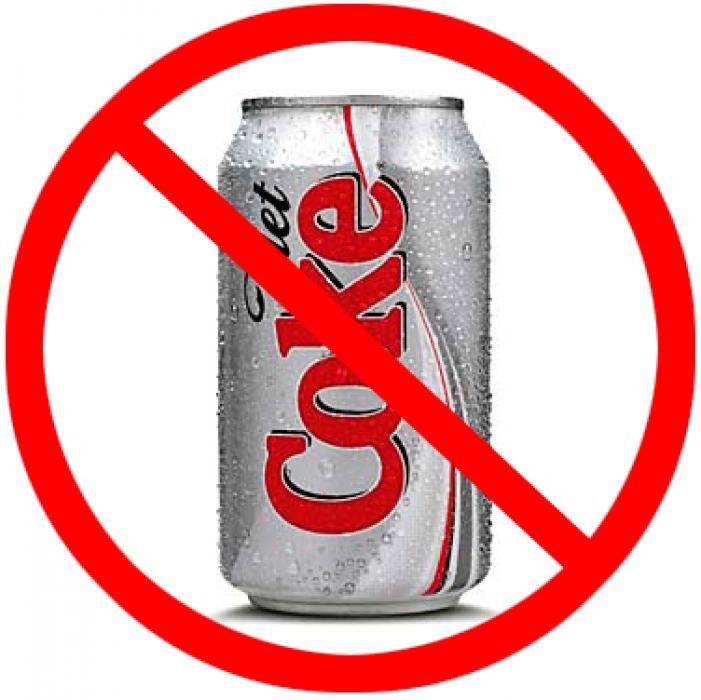 An infographic that shows how diet soda is not a safe alternative