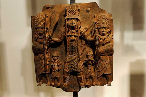 The Kingdom of Benin is famous for its brass castings. This finely detailed example is currently held at the British Museum.