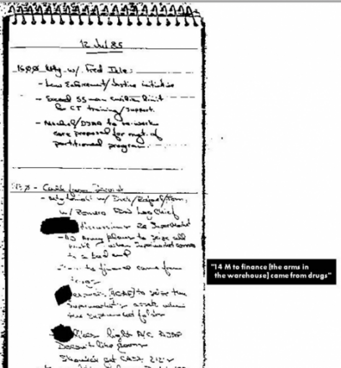 Declassified files also show evidence of CIA drug smuggling.