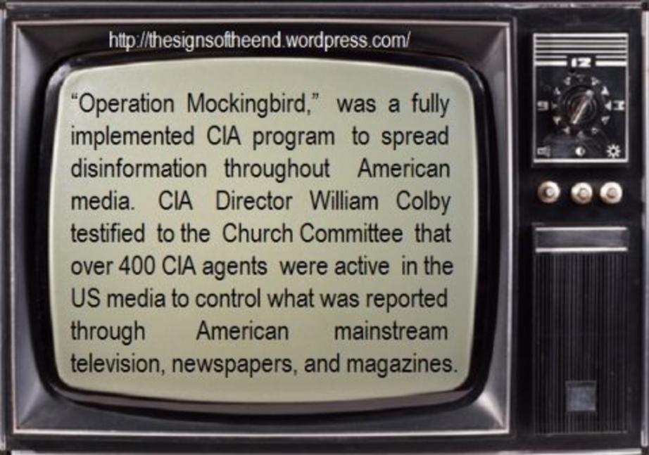 The declassified files of Operation Mockingbird expose the almost complete control of the mainstream media by the CIA.