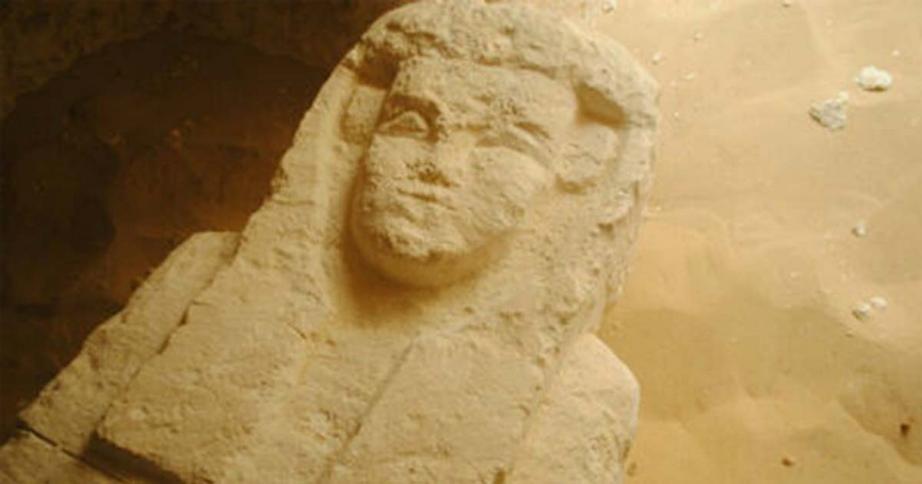 One of the newly discovered sarcophagi 