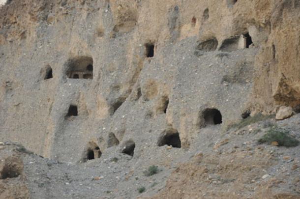 Some of the caves. 