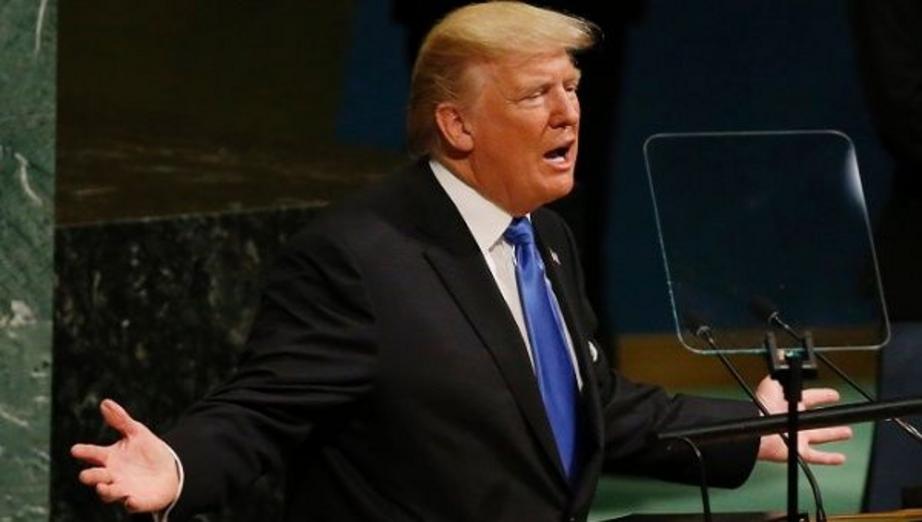 U.S. President Donald Trump addresses the U.N. General Assembly, Sept. 19, 2017. | Photo: Reuters