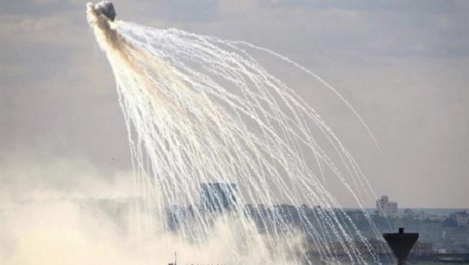 White phosphorus bomb shown here in a file photo. | Photo: AFP