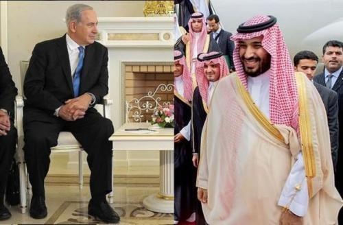 Left: Israeli PM Netanyahu, Right: Saudi Prince Mohammed bin Salman