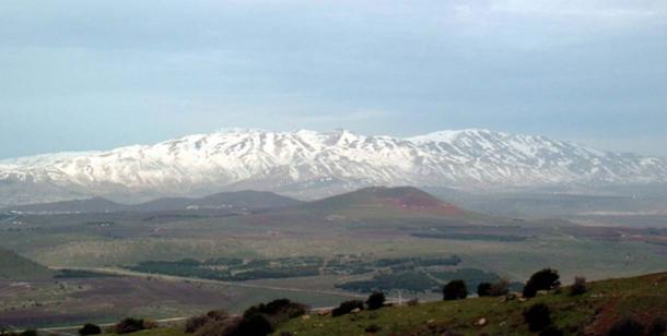 Snowy Mount Hermon.