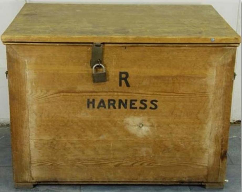 After Howard Carter’s sensational find, the embossed gold applications were stored in this box. They were analysed for the first time in 2013. 