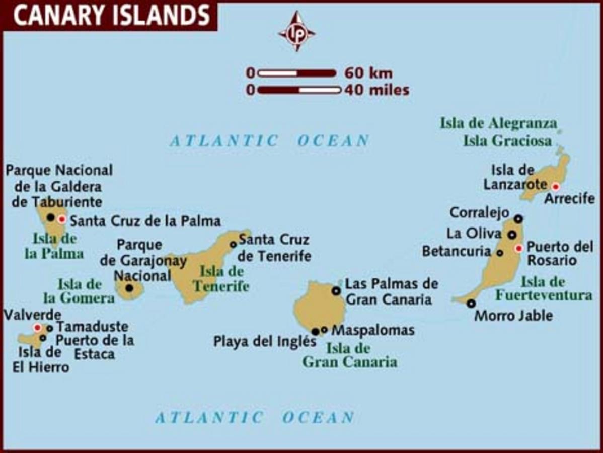 Canary Islands Map