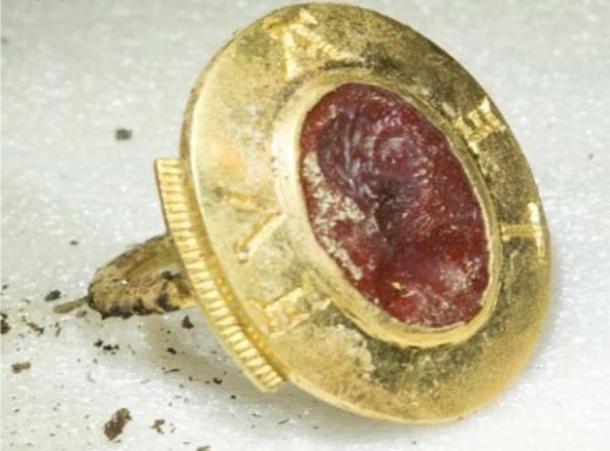 Signet ring found at Cluny Abbey 