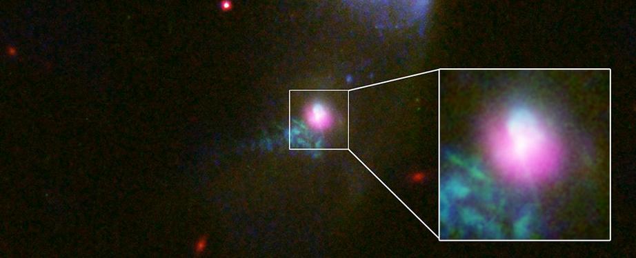 Galaxy SDSS J1354+1327 (NASA , ESA, and J. Comerford [University of Colorado-Boulder])