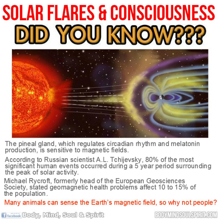 How solar flares directly affect human consciousness Nexus Newsfeed