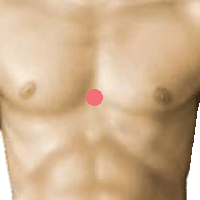 pin point pain in left chest