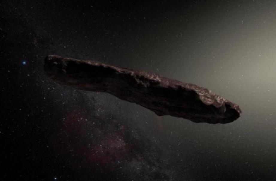 This is an artist's impression of 'Oumuamua.