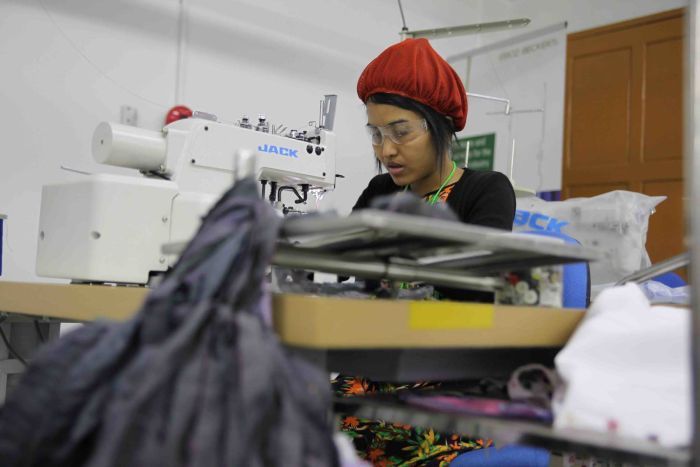 Women work for around $3.40 a day in Myanmar's factories.