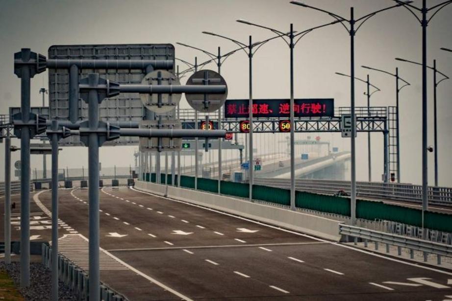 The first cars are expected to begin crossing the Hong Kong-Zhuhai-Macao Bridge this year.